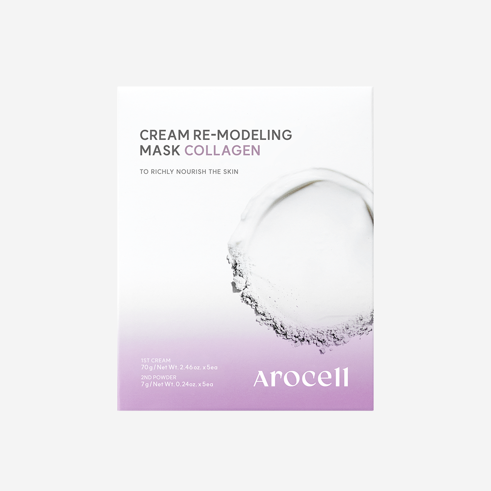 AROCELL 3rd Generation Collagen Reshaping Powder Cream Mask (Purple)